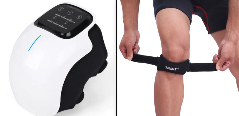 Electric Knee Massager with Heat – Vibration Therapy for Pain Relief & Recovery