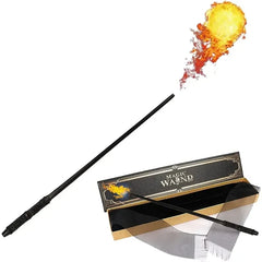 Fire-Breathing Magic Wand – Realistic Fireball Effect Toy for Kids & Cosplay