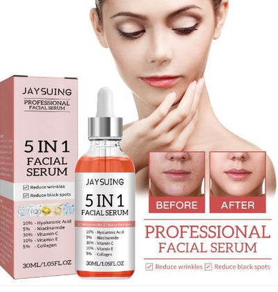 5-in-1 Anti-Wrinkle Facial Serum – Hydrate, Firm & Fade Dark Spots Daily