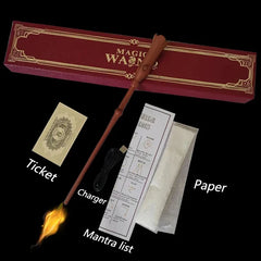 Fire-Breathing Magic Wand – Realistic Fireball Effect Toy for Kids & Cosplay
