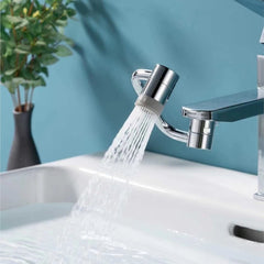 1080° Rotatable Faucet Extender – Multi-Mode Splash-Proof Sink Aerator Attachment