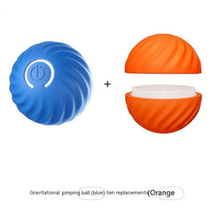 Interactive Smart Dog Ball Toy – Self-Rolling, Auto-Moving Rubber Ball for Dogs