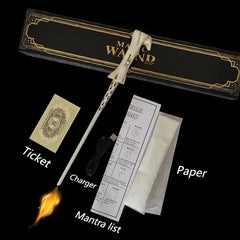 Fire-Breathing Magic Wand – Realistic Fireball Effect Toy for Kids & Cosplay