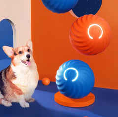 Interactive Smart Dog Ball Toy – Self-Rolling, Auto-Moving Rubber Ball for Dogs