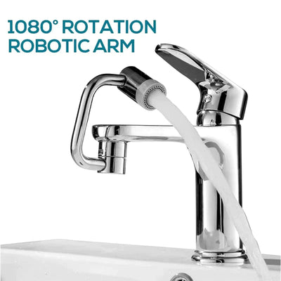 1080° Rotatable Faucet Extender – Multi-Mode Splash-Proof Sink Aerator Attachment