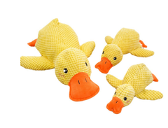 Calming Squeaky Duck Toy for Dogs & Cats – Anxiety Relief Plush Pet Toy