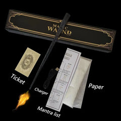 Fire-Breathing Magic Wand – Realistic Fireball Effect Toy for Kids & Cosplay