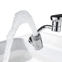 1080° Rotatable Faucet Extender – Multi-Mode Splash-Proof Sink Aerator Attachment