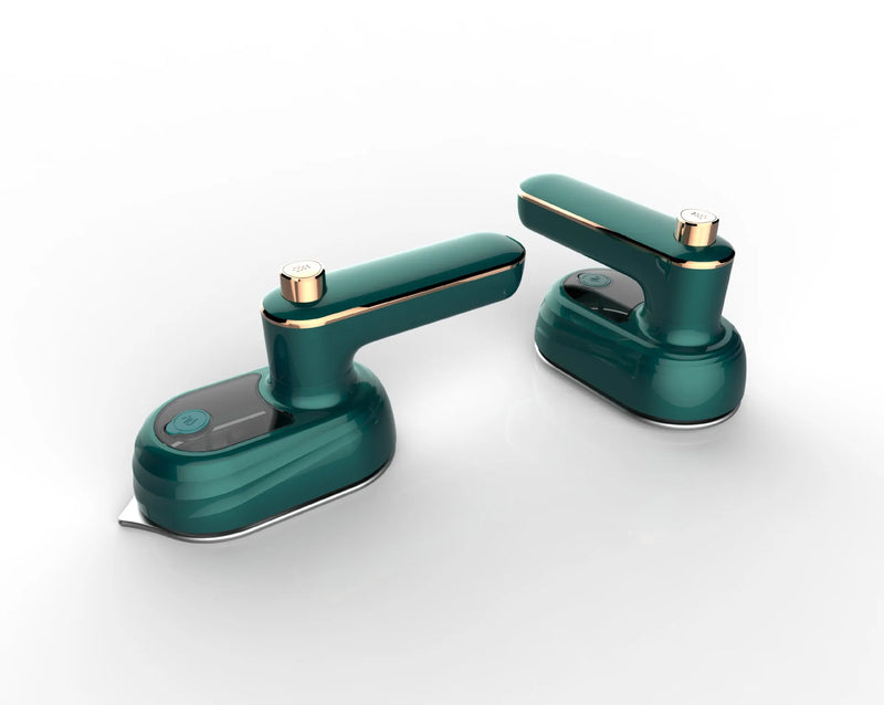 Mini Portable Electric Steam Iron – Foldable Travel Iron with Dual Temperature & Steam Spray