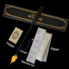 Fire-Breathing Magic Wand – Realistic Fireball Effect Toy for Kids & Cosplay