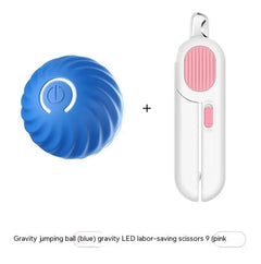 Interactive Smart Dog Ball Toy – Self-Rolling, Auto-Moving Rubber Ball for Dogs